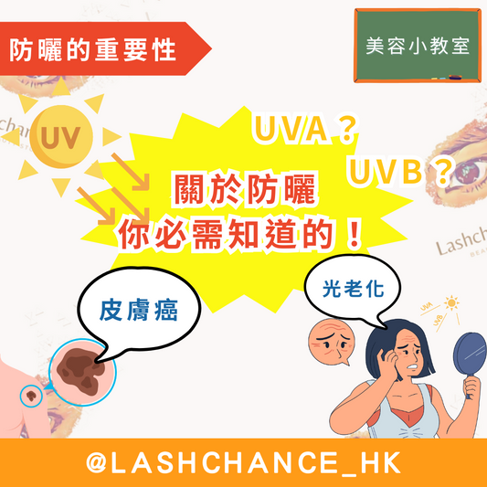 【美容小教室:防曬的重要性】關於防曬你必需知道的!