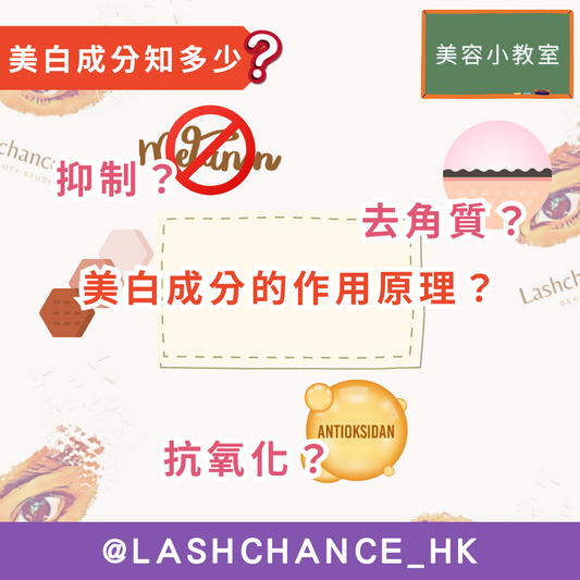 【美容小教室:美白成分知多少?】