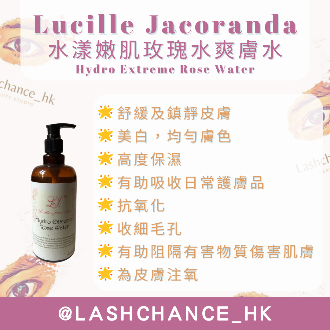 Lucille Jacoranda Hydro Extreme Rose Water 500ml