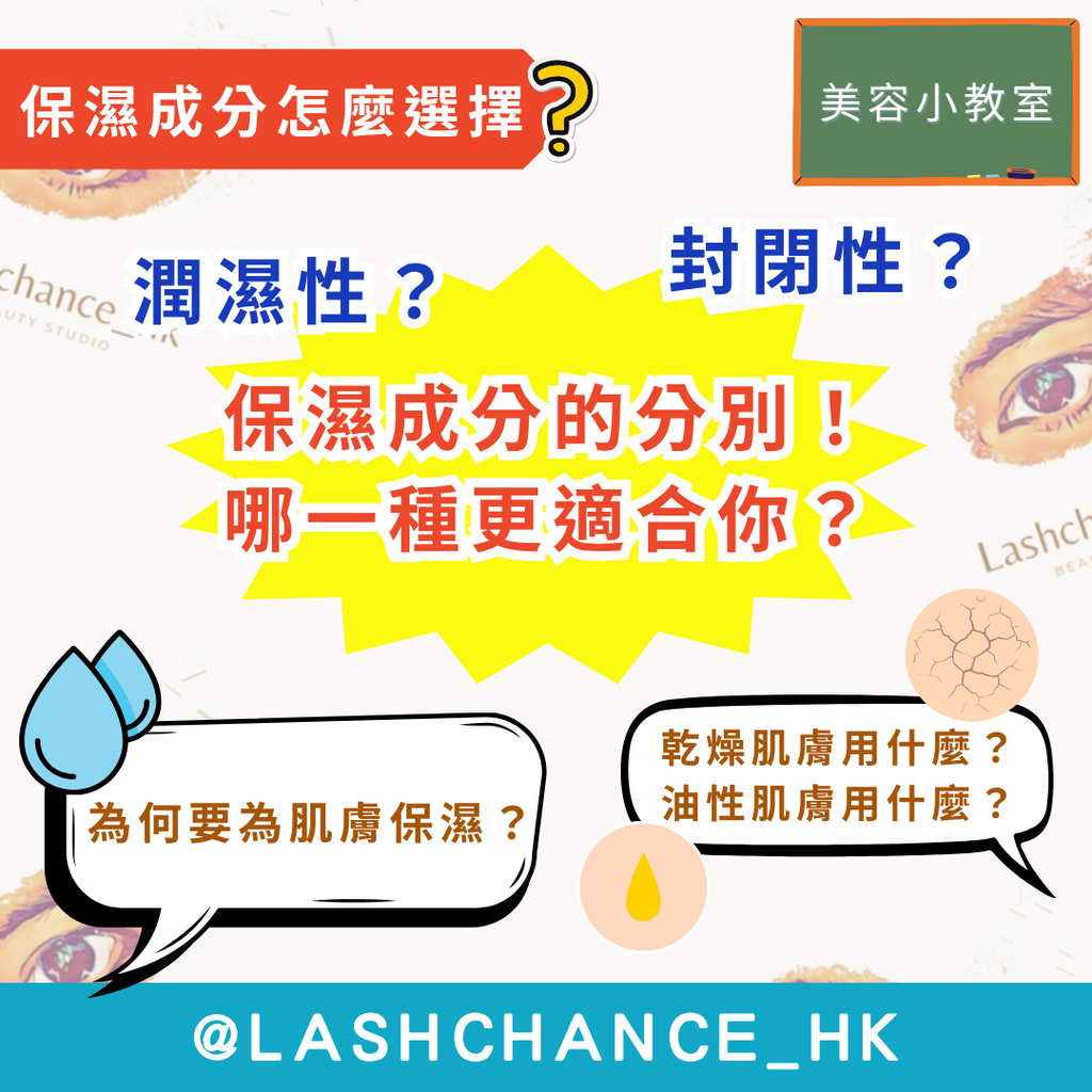 美容小教室：保濕成分怎麼選擇？